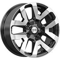 Литые диски Трикстер (Niva) (КС1170) 7.000xR17 5x139.7 DIA98 ET40 алмаз черный для Lada Niva Legend 5-Door