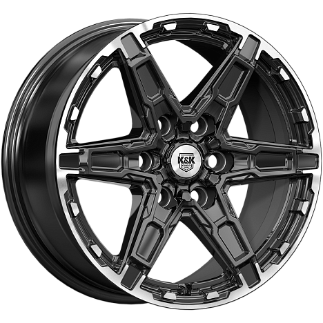 Дистрикт (КС1159) 8.000xR18 6x139.7 DIA77.9 ET25 черный бриллиант