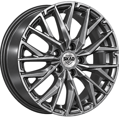 АТЕНОР (КЛ1221) 7.000xR18 5x108 DIA60.1 ET38 графит АТЕНОР (КЛ1221) 7.000xR18 5x108 DIA60.1 ET38 графит