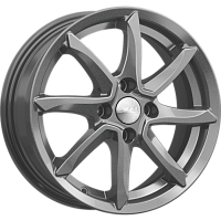 Литые диски ОСАКА (КЛ317) 6.000xR15 4x100 DIA54.1 ET48 графит для Hyundai I20