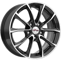 Литые диски Джет (КС914) 6.500xR16 5x114.3 DIA67.1 ET50 Блэк Джек для Mazda Axela