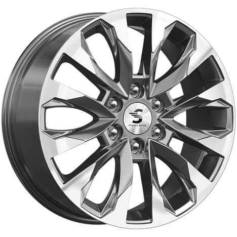КР007 (20_Haval H9) (КР007) 8.000xR20 6x139.7 DIA75.1 ET42 Diamond gloss graphite