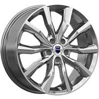 Литые диски Портер (КС906) 7.500xR18 5x112 DIA66.6 ET35 дарк платинум для Chrysler Crossfire