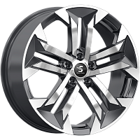 Литые диски КР015 (19_CX-5) (КР015) 7.500xR19 5x114.3 DIA67.1 ET45 Diamond Black Gris для Livan S6 Pro