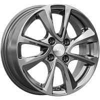 Литые диски НИЦЦА (КЛ287) 5.500xR14 4x98 DIA58.6 ET35 графит для Lada Kalina