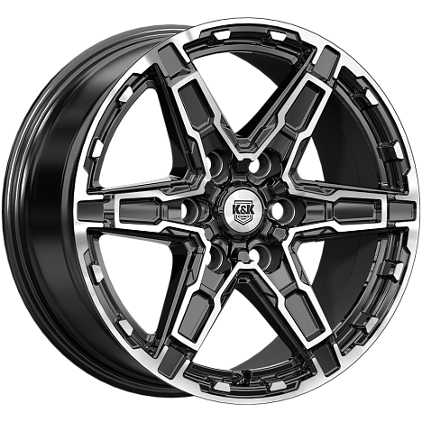 Дистрикт (КС1159) 8.000xR18 6x139.7 DIA100.1 ET36 алмаз черный