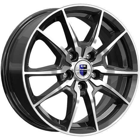 Адамар-оригинал (КС886) (КС886) 6.500xR16 5x100 DIA56.1 ET48 алмаз черный Адамар-оригинал (КС886) (КС886) 6.500xR16 5x100 DIA56.1 ET48 алмаз черный