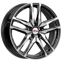 Литые диски Бомбей (КС1075) 6.500xR18 5x114.3 DIA66.1 ET47 Блэк Джек для Lada Vesta Sportline Литые диски Бомбей (КС1075) 6.500xR18 5x114.3 DIA66.1 ET47 Блэк Джек для Lada Vesta Sportline