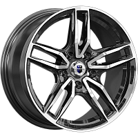 Литые диски Бартон (КС1110) 8.000xR17 5x112 DIA66.6 ET30 алмаз черный для Audi A7