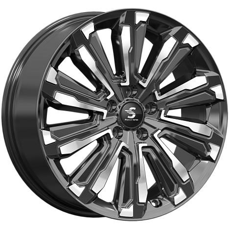 HUMBER (КР1061) 8.000xR20 5x112 DIA66.6 ET27 Diamond Black Gris HUMBER (КР1061) 8.000xR20 5x112 DIA66.6 ET27 Diamond Black Gris
