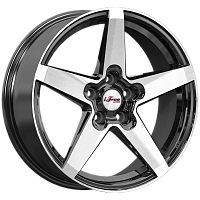 Литые диски Токен (КС1127) 6.500xR17 5x114.3 DIA67.1 ET33 Блэк Джек для Citroen