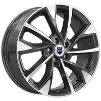 Литые диски Роквуд (КС900) 7.000xR17 5x105 DIA56.6 ET38 алмаз черный