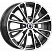 Меандр (КС888) 6.000xR15 4x100 DIA67.1 ET35 алмаз черный SK