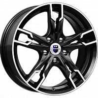 Литые диски Солар-оригинал (КС875) (КС875) 7.000xR17 5x112 DIA57.1 ET49 алмаз черный SK